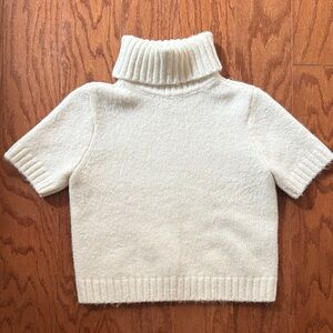 Abercrombie & Fitch Cream Turtleneck Sweater
